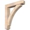 Ekena Millwork Thorton Craftsman Smooth Bracket w/ Offset Brace, Douglas Fir, 7 1/2"W x 40"D x 44"H BKT0806X40X44THR04SDF - alternate 1
